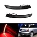 iJDMTOY (2) Euro Smoked Lens Red LED Rear Side Marker Lights For 1st Gen 2002-2008 MINI Cooper R50 R52 R53 (For Rear Bumper Sidemarker) RS.9499.00