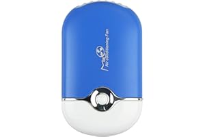 Tongping USB Mini Ventilator Klimaanlage Gebläse für Wimpernverlängerung (Blau)