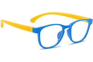Plimbin Blue Light Blocking Glasses for Kid, Kids Pretend Glasses Computer Gaming Eyeglasses, Anti UV & Eyestrain, kids Clear Lens Glasses for Boys Girls