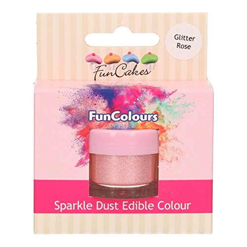 Preisvergleich Produktbild FunCakes Edible FunColours Sparkle Dust, Glitter Rose, 1g