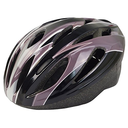 Preisvergleich Produktbild Fahrradhelm 55-60cm schwarz Jugend- und Erwachsenen Schutzhelm Kopfring