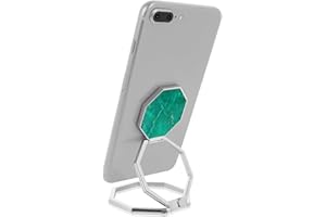 Cobee Anneau de Support pour Téléphone Portable - Rotation à 360° en Métal, Pliable et Réglable - Compatible Avec la Plupart des Smartphones