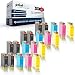 Produktbild 20x kompatible Tintenpatronen für Epson WorkForce WF 3600 WF 3620DWF WF 3620WF WF 3640DTWF C13 T2701 4010 C13 T2702 4010 C13 T2703 4010 C13 T2704 4010 Black Cyan Magenta Yellow Sparset KCMY
