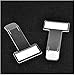 Produktbild ICYANG 5 Stücke Transparente Auto Windschutzscheibe Bus Ticket Halter Clip, Office Notizen, Anzeigen, Visitenkarten und Flyer Clips