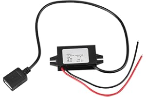 DC-DC Adaptateur abaisseur 12V / 24V à USB 5V 3A Convertisseur Convertisseur Étanche Convertisseurs De Câble