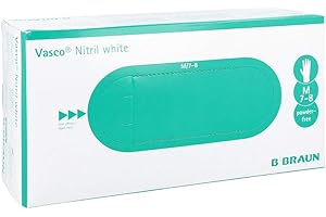 B. Braun Vasco Nitrile Examination Gloves M Pack of 150 White