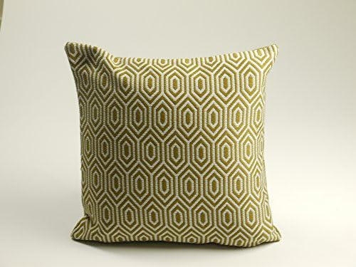 Alpha Antique Gold Jacquard 17 x17 in Cushion Cover