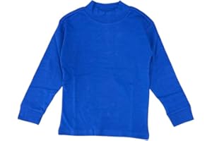 AMBROSINO, Maglia Invernale a Lupetto per Bambino e Bambina in Caldo Cotone Interlock, Vari Colori