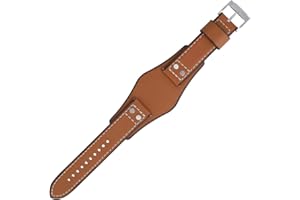 Fossil Uhrband Wechselarmband LB-CH2986 Original Ersatzband CH 2986 Uhrenarmband Leder 22 mm Braun