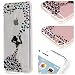 Produktbild LaiXin iphone 6 plus /iphone 6 plus(5.5 zoll) case cover Crystal Silikon Taschen SchutzLaiXin Durchsichtig Anti-scratch für iphone6g-fee Mädchen Schwarzer Schmetterling Diamant