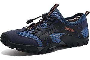 FLARUT Męskie Sandały Sportowe na lato, do Wędrówek Pieszych, Oddychania, z Siateczki, Buty na Zewnątrz Trekkingowe