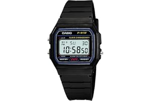 Casio Youth Series Digital Black Dial Unisex Watch - F-91W-1Q(D002)