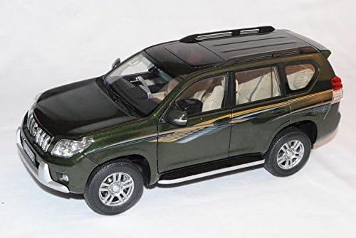 Toyota Land Cruiser J15 Prado Ab 2009 Grün 1/18 PAudi Modell Auto mit individiuellem Wunschkennzeichen