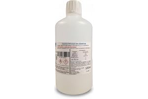 Denaturerad etylalkohol 96 % - 500 ml - hög renhet - idealisk parfym, tillverkning av lotioner, rengöring och avfettning - te