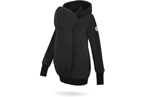 FUN2BEMUM Tomy Men Baby Tragejacke für Papa Känguru Kapuze Navy