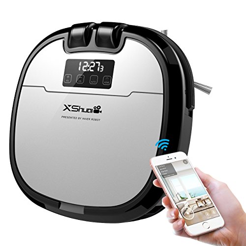 Saugroboter, Holife Staubsaugroboter Roboterstaubsauger 28W mit Wischfunktion(Videochatten mit Single-Kamera, 120min Laufzeit, Smartphone-App/Alexa/Fernbedienung, Direktabsaugung, 0.83L Staubbehälter) Saugroboter, Holife Staubsaugroboter Roboterstaubsauger 28W mit Wischfunktion(Videochatten mit Single-Kamera, 120min Laufzeit, Smartphone-App/Alexa/Fernbedienung, Direktabsaugung, 0.83L Staubbehälter)