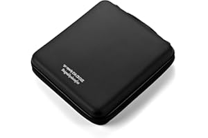 LIOVODE Estuche para DVD, 96 Capacidad de EVA para CD, Organizador de Almacenamiento portátil, Protector de DVD para Coche