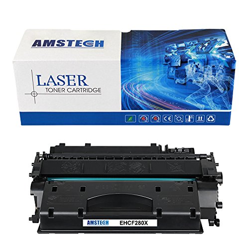 Amstech kompatibel CF280X 80X Schwarz Toner kartusche replacement fuer HP LaserJet Pro 400 M401a M401d M401n M401dn , LaserJet Pro 400 MFP M425dn M425dw, 6900 Seiten