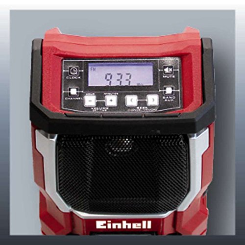 Einhell Akku Radio TE-CR 18 Li Solo Power X-Change (Lithium Ionen, 18 V, AUX inklusive Anschlusskabel für Handy, MP3-Player, ohne Akku und Ladegerät) - 3