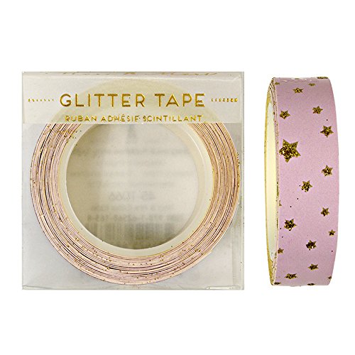 Preisvergleich Produktbild Glitter Masking Tape Sterne pink