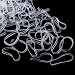 Senkary 1200 Pieces Clear Rubber Hair Bands Hair Elastics Ties Bands for Girls Hair