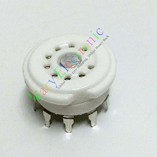 Cayyi 4pc 9pin PCB Ceramic vacuum tube socket valve 12AX7 12AU7 ECC83 Audio amp part