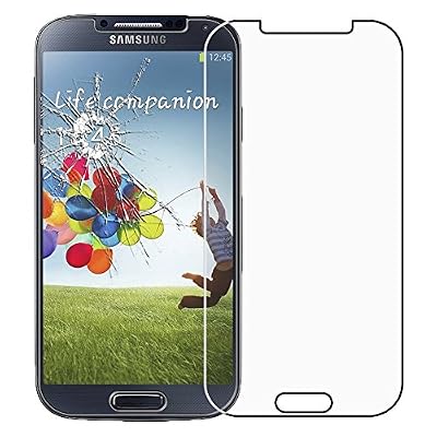 Cophone Film de protection Ecran Cophone® pour Samsung Galaxy S4 I9505 en Verre Trempé Premium Anti Chocs et Casse, Anti empreintes digitales et gras, bords arrondis,dureté max 9H, haute définition Glass Screen Protector Vitre Tempered 2,5d