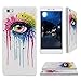 Produktbild Asnlove TPU Weich Schutzhülle für Huawei P8 Lite Hülle Tasche Case Handyhülle Schutz Etui Handytasche Cover Schutztasche(Kunst Augen)