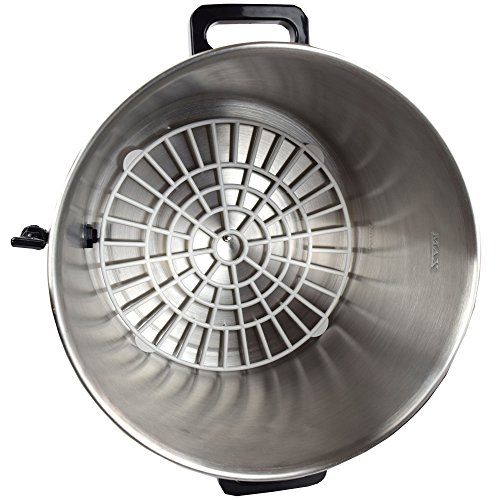 Syntrox Germany GK-2000W-SS 27 Liter De Luxe vollautomatischer elektrischer Edelstahl Einkochautomat mit Zapfhahn Einkochtopf Glühweinautomat Glühweinkocher Heißgetränkeautomat Kaffeeautomat Schnellkochtopf - 5