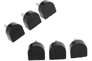 Fenteer 3 Paar Kunststoff Ersatz Absatz Stiftflecken Absätze Stiftabsätze Absatzreparatur