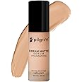 Pilgrim Medium Warm Sand Serum Liquid Foundation, Matte & Poreless,30 ml | Foundation for face make up infused | Water-Resistant, All Day Coverage| All Skin Types