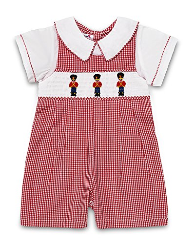 Aurora Royal Baby Boys "Baby's Guards"Pure Cotton Romper 12-18Months