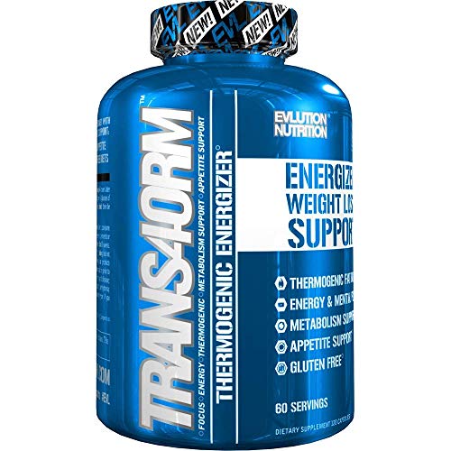 Evlution Nutrition Trans4orm The rmogenic Energizing Fat Burner Supplement - 60 Servings