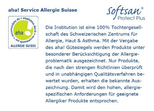 Softsan Matratzenbezug Höhe 20 cm, Encasing, Milbenschutz 140x200x20 cm - 5