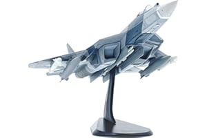 perfk 1/100 Scale SU 57 Fighter Diecast Model High Detailed Collection Aircraft Avion Display pour Café, Bar, Salon, Étagère Aviation Commémorer