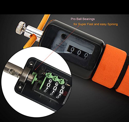 JOYORUN Springseil Speed Rope mit Zähler / Springseil Stahl für Sport Training CrossFit, Fitness-Training, Rope-Skipping, MMA & WODs - 6