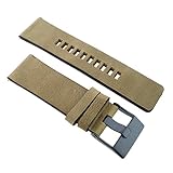 Diesel Uhrband Wechselarmband LB-DZ4354 Original Ersatzband DZ 4354 Uhrenarmband Leder 26 mm Beige