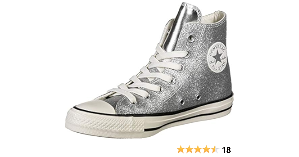 silver metallic converse womens