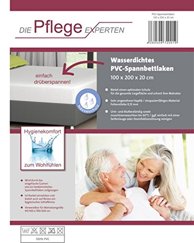 Matratzenschoner wasserdicht PVC Spannbettlaken wasserundurchlässig 100×200 - 2