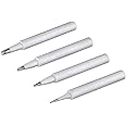 Goobay 51073 Lötspitze Set für Lötstation EP5 & EP6 / Lötkolben Spitzen 4er Set / Ersatz Lötspitzen Soldering Tips zum Löten 