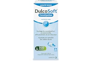 DulcoSoft Constipation solution buvable 100 ml – Dispositif médical – Laxatif doux - Soulage la constipation occasionnelle efficacement et en douceur – Sans goût