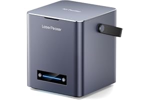 LaserPecker Desktop Smoke Air Purifier, Fume Extractor with 4-layer Filtration Portable Air Purifier for All LaserPecker Machines, Designed for Wood and Metal Cutting and Engraving