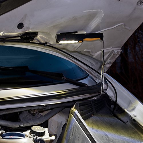 Brennenstuhl LED Leuchte / handliche LED Akku Clipleuchte (Arbeitsleuchte Akkubetrieben, inkl. drehbarem Clip mit Magnet) Farbe: schwarz/gelb, 1 Stück, 1175890 - 2