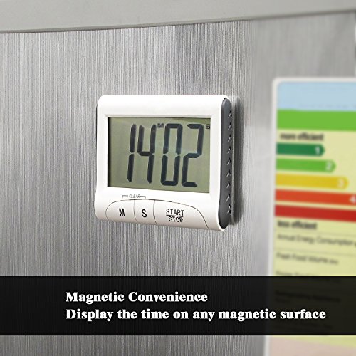 ONEDONE Magnetischer Küchentimer Küchenuhr Stoppuhr Wecker Küche EieruhrTimer Alarm (1) - 5