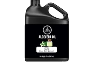 Naturevibe Botanicals Aloevera Oil 946ml | 100% Pure and Natural | Great for Skin Care and Hair Care