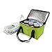 Wawoo®Protable Insulated Water-Proof Lining Lunch Box Bag Cooler Tote Travel Picnic Bag 23*14.5*14.5cm(Green)