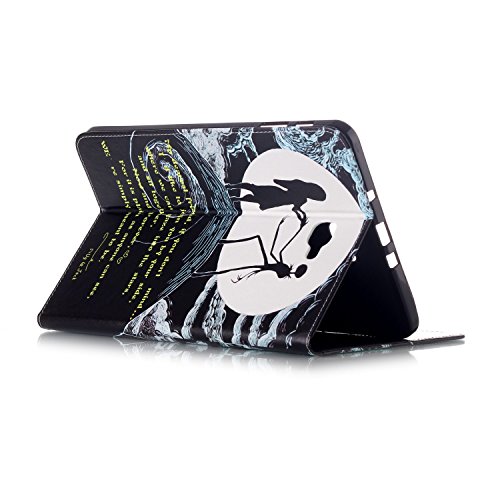 Romtronic Cute Colorful Flip Tasche PU Leder Abdeckung Stand Schutzhülle für Samsung Galaxy Tab A6 10.1 Pouces SM-T580 / SM-T585 + 1 x Schwarz Stylus (Design 08) - 5