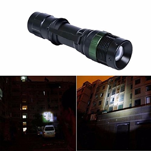 LED Taschenlampe, OverDose 3000 Lumen Zoomable CREE XM-L Q5 LED Taschenlampe Zoom Super-Bright Light - 3