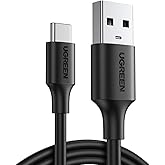 Ugreen USB-A & USB-C Şarj ve Data Kablosu, 2 Metre, Siyah