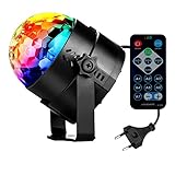 LUXJET Lampe de DJ Disco ball,RGB Éclairage de scène, LED Lumière de discothèque